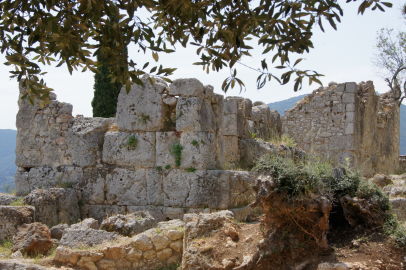 Palais supposé d'Ulysse à Itaque (fouilles en cours en 2011)