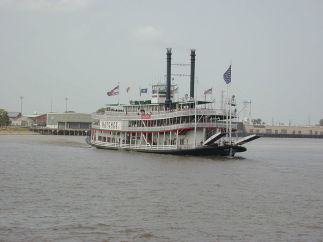 Le bateau "Natchez" sur le Mississipi