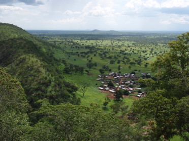Le mont Atacora, au nord du Bénin